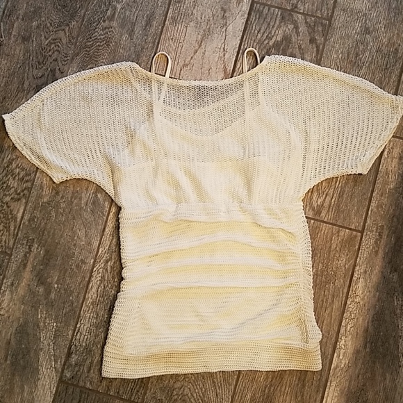 2 for $8 Classy white knit top - Picture 2 of 3